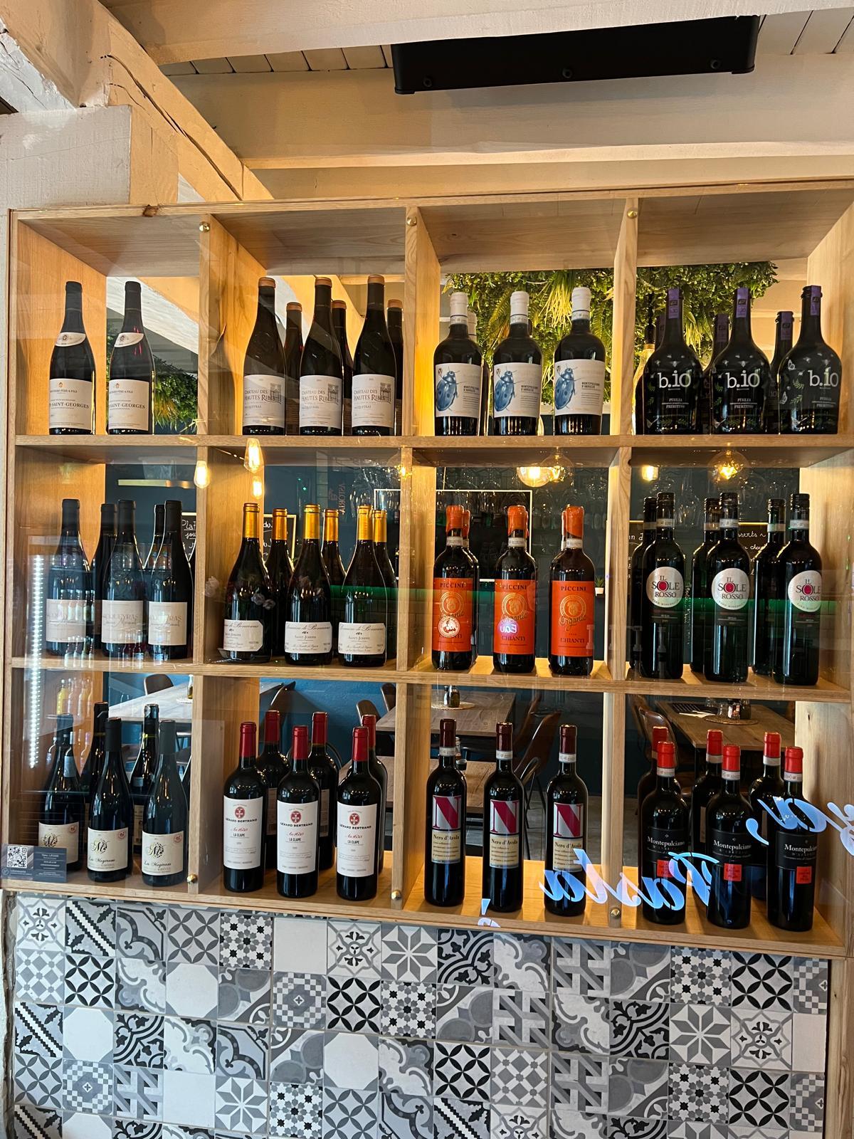 Cave à vins italiens – Restaurant Bella Ciao